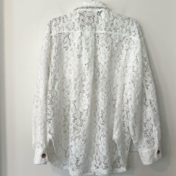 Bibi Lace Button Down Jacket XL - Picture 5 of 7